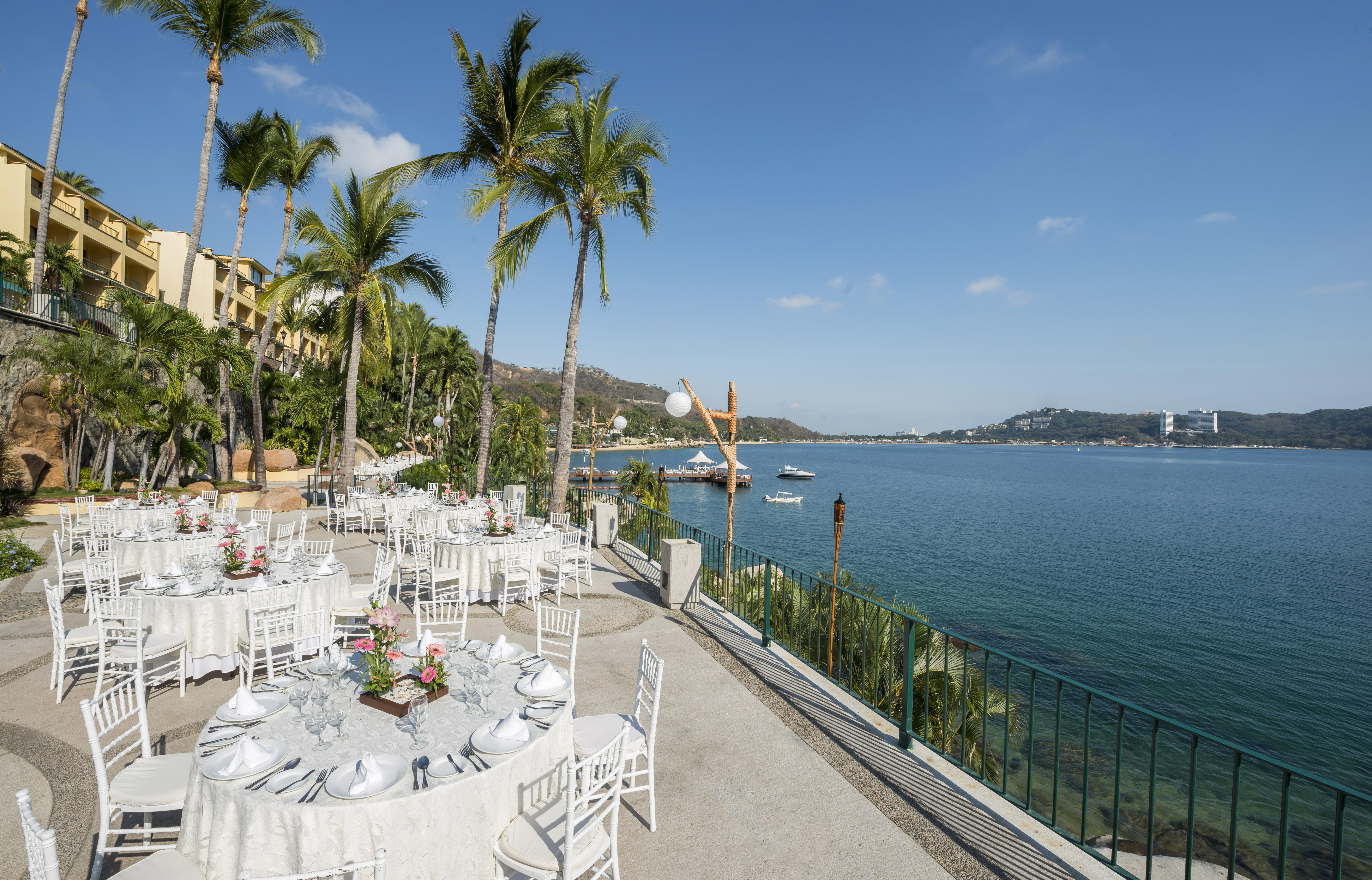 Camino Real Acapulco Diamante Exterior foto View of the Bay of Acapulco