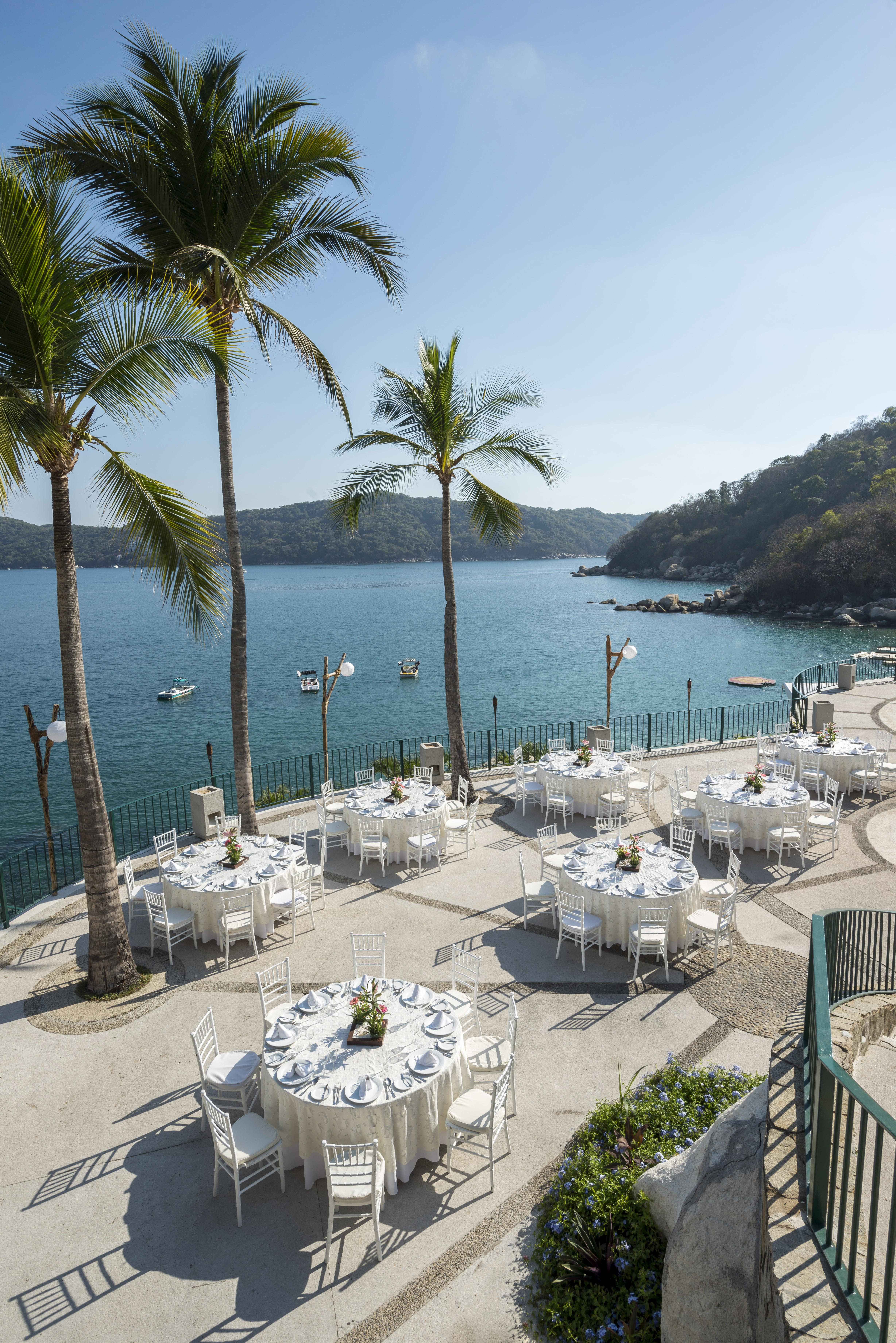 Camino Real Acapulco Diamante Exterior foto View of the Bay of Acapulco